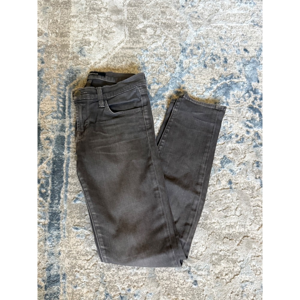 J Brand Dare Skinny Leg Jeans Gray Size 25 800110239 Mid Rise Denim Pants